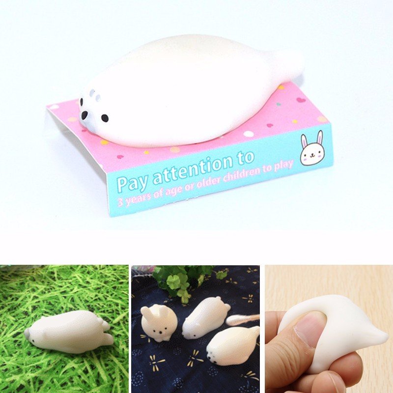 

Mochi Seal Squeeze Squishy Toy