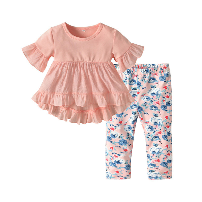 

Leisure Style Girls Clothes Set 1Y-7Y, Pink