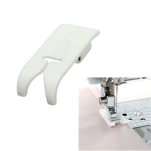 

Sewing Machine Plastic Teflon Presser Foot Ultra Zigzag Fix Foot
