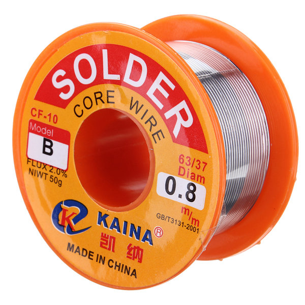 

0.8mm 50g Rosin Core Solder 63/37 Tin Lead Soldering Welder