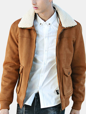 Fashion Mens Winter Warm Extra Cotton Lined Thick Coat Detachable ...