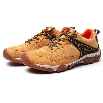 Men's Metal Button Breathable Non-slip Outdoor Sport Hiking Sneakers