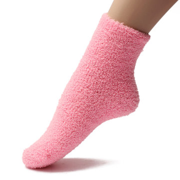 Pure Color Keep Warm Ankle Socks